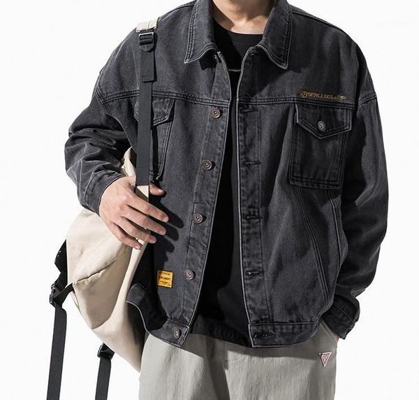 men's jackets denim coats men spring autumn daily casual tide brand regular black tooling jacket safari style trend, Black;brown
men's jackets denim coats men spring autumn daily casual tide brand regular black tooling jacket safari style trend, Black;brown