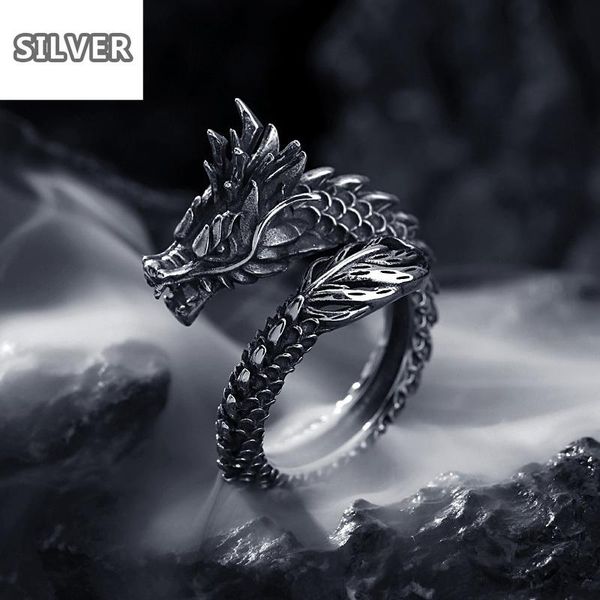 cluster rings punk rock gothic dark animal dragon ring 925 jewelry accessories fashion adjustable pattern retro copper, Golden;silver
cluster rings punk rock gothic dark animal dragon ring 925 jewelry accessories fashion adjustable pattern retro copper, Golden;silver