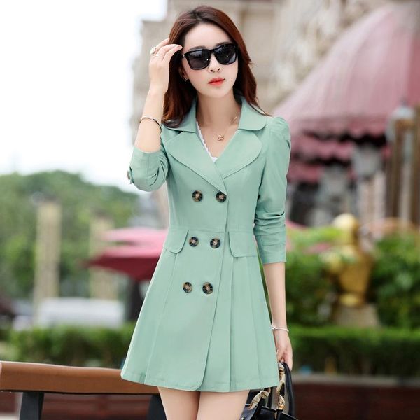 women's trench coats spring khaki coat for women 2021 casual 7 colors turn-down collar slim fit double breasted female plus size 3xl 4x, Tan;black
women's trench coats spring khaki coat for women 2021 casual 7 colors turn-down collar slim fit double breasted female plus size 3xl 4x, Tan;black