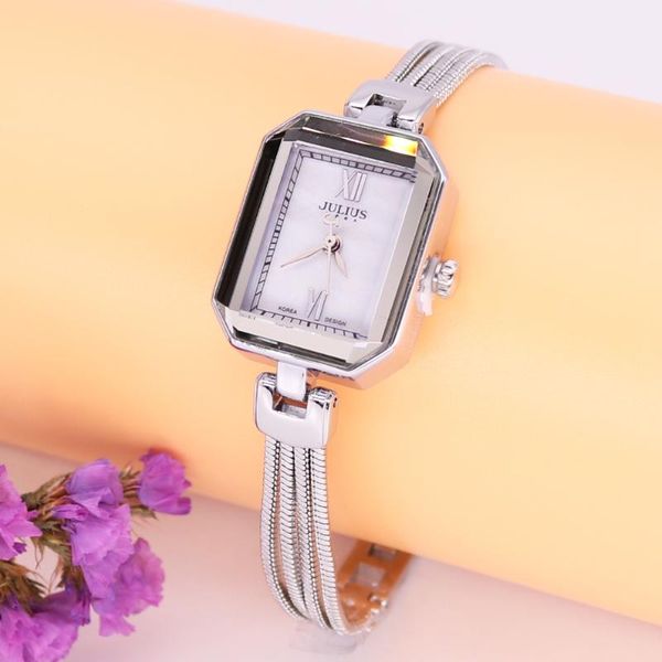 wristwatches small mother-of-pearl julius women's watch japan quartz hours fine fashion snake chain clock rectangle girl's birthda, Slivery;brown
wristwatches small mother-of-pearl julius women's watch japan quartz hours fine fashion snake chain clock rectangle girl's birthda, Slivery;brown