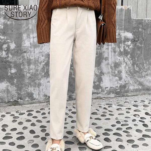women's pants & capris autumn and winter woolen hallen women straight loose casual trousers female full length high waist 6994 50, Black;white
women's pants & capris autumn and winter woolen hallen women straight loose casual trousers female full length high waist 6994 50, Black;white