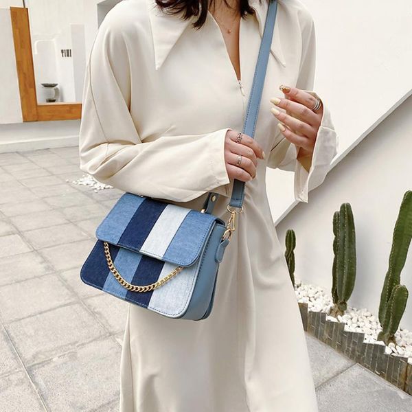 evening bags luxury design women's denim stitching messenger retro ladies small square shoulder bag 2021 fashion female purse handbags
evening bags luxury design women's denim stitching messenger retro ladies small square shoulder bag 2021 fashion female purse handbags