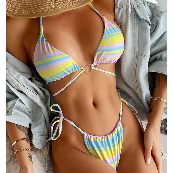 women's swimwear jyojyo string micro bikini 2021 love ring swimsuit women color block woman 2 pieces bathing suit swimming, White;black
women's swimwear jyojyo string micro bikini 2021 love ring swimsuit women color block woman 2 pieces bathing suit swimming, White;black
