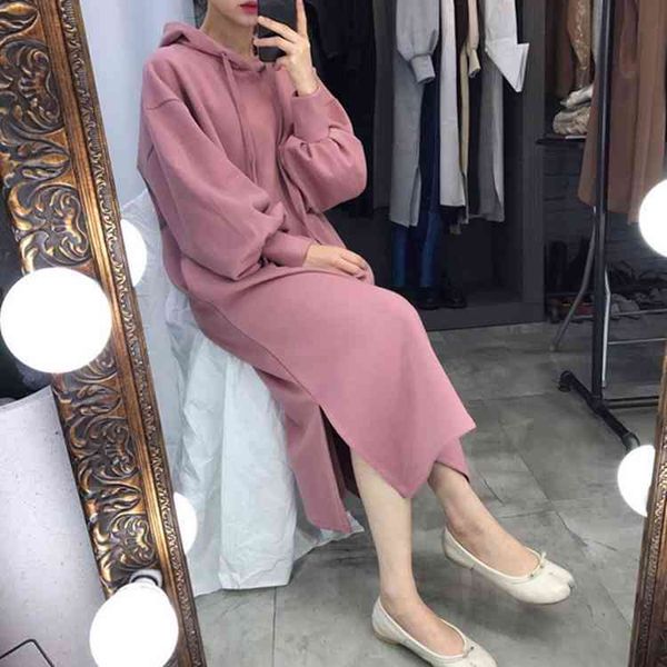 casual dresses colorfaith women's autumn winter solid hooded lantern sleeve split korean oversize elegant long dress dr691 y3tc, Black;gray
casual dresses colorfaith women's autumn winter solid hooded lantern sleeve split korean oversize elegant long dress dr691 y3tc, Black;gray
