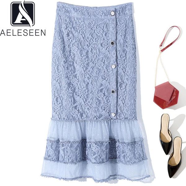 runway fashion lace skirts 2021 summer trumpet blue office ladies mesh party holiday, Black
runway fashion lace skirts 2021 summer trumpet blue office ladies mesh party holiday, Black