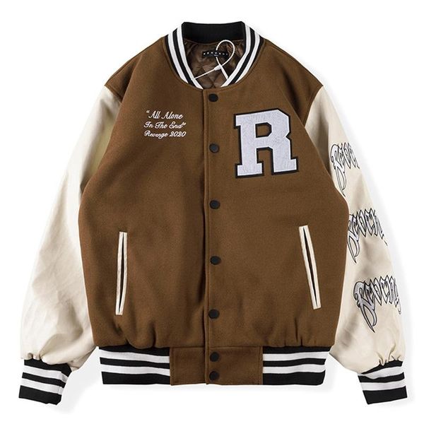 men's jackets mens hip hop letter embroidery patchwork thicken streetwear baseball coats winter harajuku bomber jacket, Black;brown
men's jackets mens hip hop letter embroidery patchwork thicken streetwear baseball coats winter harajuku bomber jacket, Black;brown