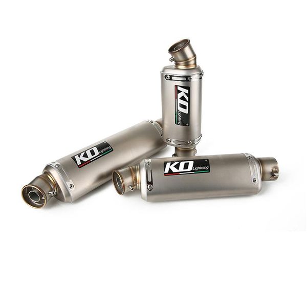 universal 51mm inner exhaust muffler pipe motorcycle stainless steel escape with removable db killer silencers 310 370 440mm system
universal 51mm inner exhaust muffler pipe motorcycle stainless steel escape with removable db killer silencers 310 370 440mm system