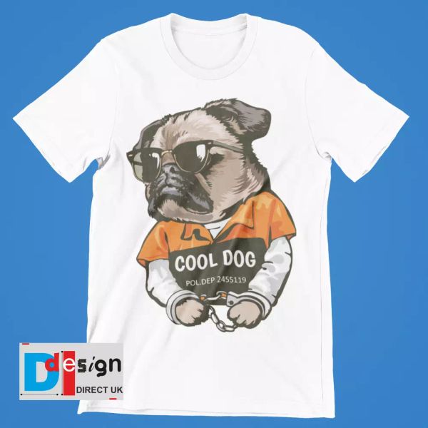 cool pug dog t-shirt police line up bad dog puppy retro love cool classic pooch, White;black
cool pug dog t-shirt police line up bad dog puppy retro love cool classic pooch, White;black