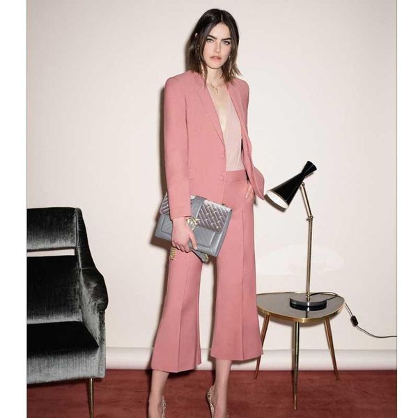 two piece dress wholesale 2021 2 set pink long sleeve coat&trousers v-neck two-piece suit celebrity cocktail party, White
two piece dress wholesale 2021 2 set pink long sleeve coat&trousers v-neck two-piece suit celebrity cocktail party, White
