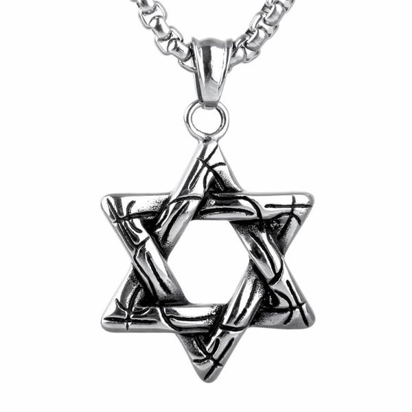 pendant necklaces 316l stainless steel hip-hop punk necklace titanium casting hollow five-pointed star for men no fade, Silver
pendant necklaces 316l stainless steel hip-hop punk necklace titanium casting hollow five-pointed star for men no fade, Silver