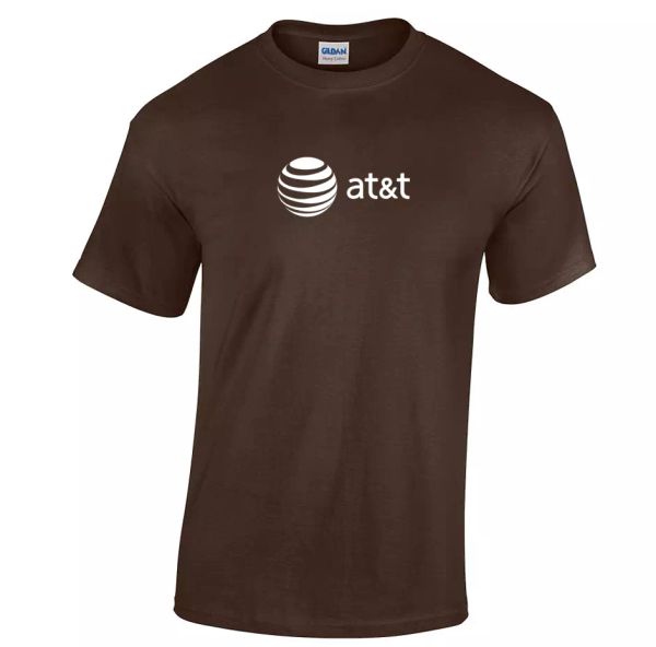 AT&T T-shirt 80s Vintage LOGO Funny GEEK Phone TEE Shirt Dark Chocolate Brown, White;black
AT&T T-shirt 80s Vintage LOGO Funny GEEK Phone TEE Shirt Dark Chocolate Brown, White;black