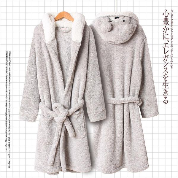 autumn winter cute bear hooded long sleeve fur bath robe women nightgown thickened coral fleece warm sleepwear home wear comfort women', Black;red
autumn winter cute bear hooded long sleeve fur bath robe women nightgown thickened coral fleece warm sleepwear home wear comfort women', Black;red