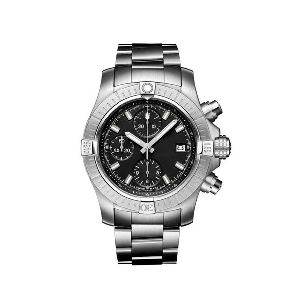 new super avenger ii 1884 mens watches quartz chronograph stainless steel bracelet sapphire glass black blue leather sport308r, Slivery;brown
new super avenger ii 1884 mens watches quartz chronograph stainless steel bracelet sapphire glass black blue leather sport308r, Slivery;brown