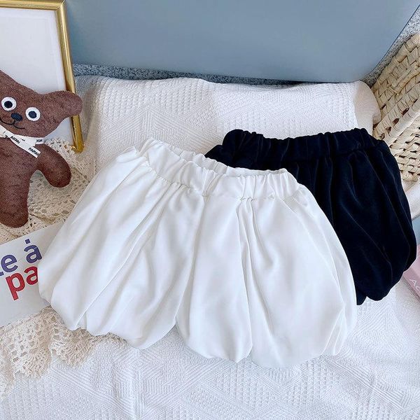 shorts 2021 summer arrival girls fashion short kids casual cotton, Black