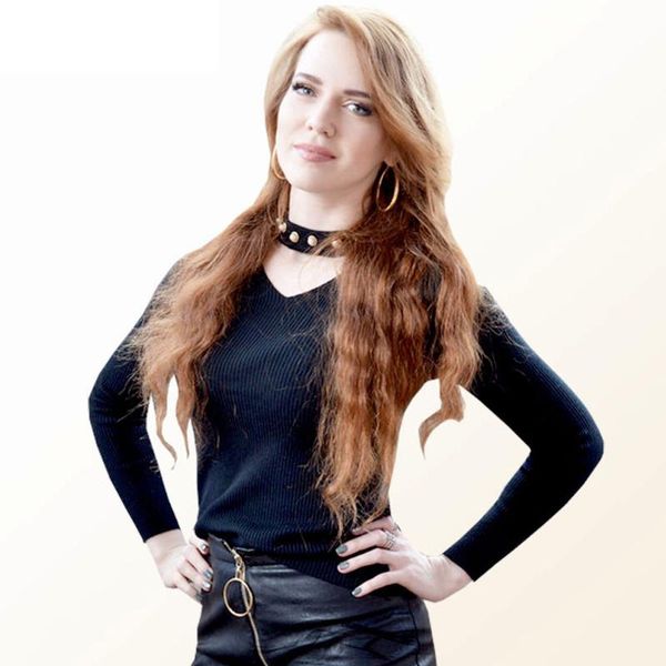 women's sweaters pullover sweater 2021 spring black cotton gothic long sleeve tight-fitting slim with diamond hollow out top, White;black
women's sweaters pullover sweater 2021 spring black cotton gothic long sleeve tight-fitting slim with diamond hollow out top, White;black