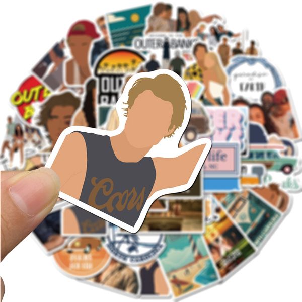 50pcs new tv show outer banks stickers pack pvc for motorcycle skateboard lapguitar suitcase bike classic waterproof sticker
50pcs new tv show outer banks stickers pack pvc for motorcycle skateboard lapguitar suitcase bike classic waterproof sticker