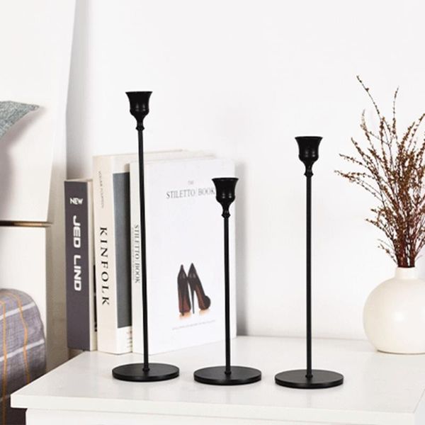 candle holders 3 pcs tablestand candlestick holder elegant wrought iron antique-style black metal deskart or
candle holders 3 pcs tablestand candlestick holder elegant wrought iron antique-style black metal deskart or