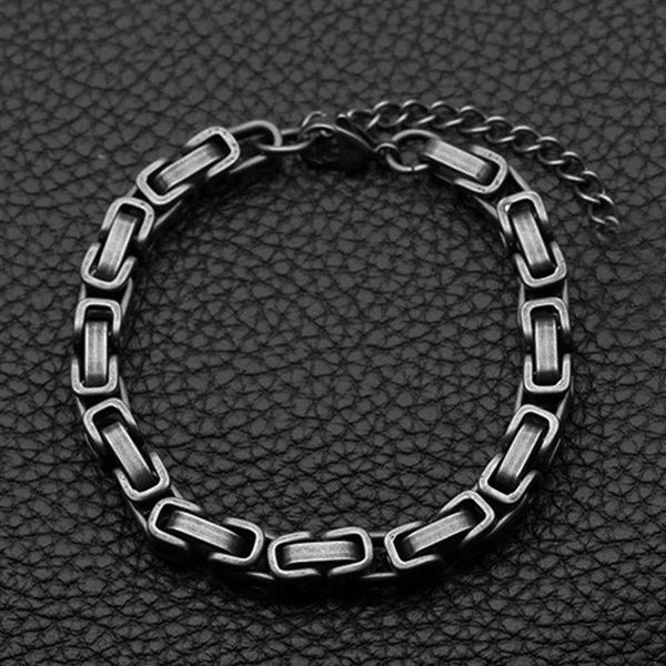 link, chain vintage bracelet men's stainless steel hip hop punk retro on hand charm large bracelets byzantium 2021 wholesale, Black
link, chain vintage bracelet men's stainless steel hip hop punk retro on hand charm large bracelets byzantium 2021 wholesale, Black