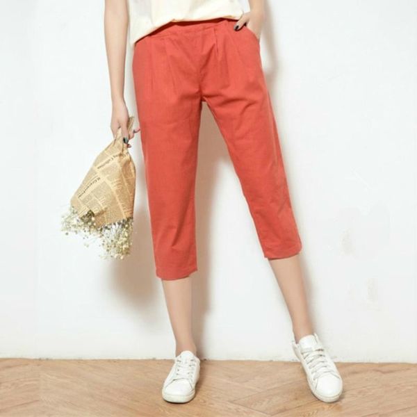 women's pants & capris summer casual solid color fashion cotton linen harem elastic waist calf-length, Black;white
women's pants & capris summer casual solid color fashion cotton linen harem elastic waist calf-length, Black;white