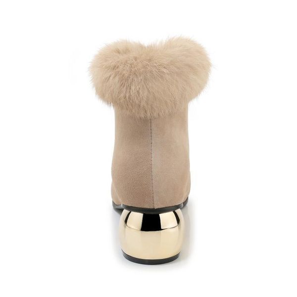 boots 2021 winter style pointed short women's shoes plus fluffy leather fashion, Black
boots 2021 winter style pointed short women's shoes plus fluffy leather fashion, Black