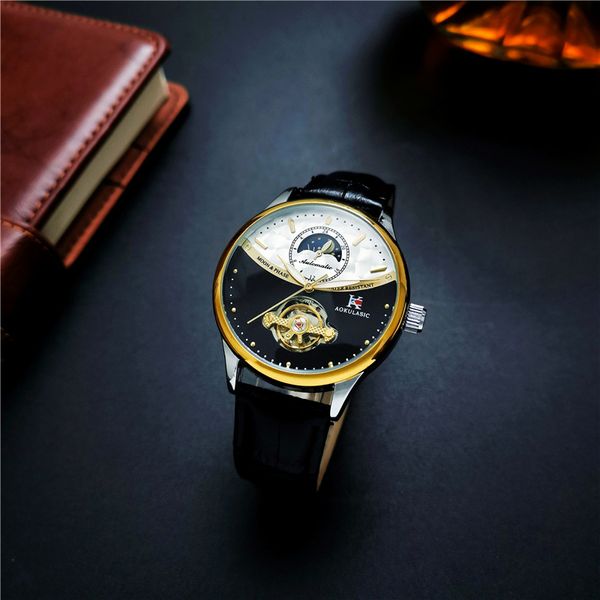 2021 european and american fashion highend automatic mechanical watch fashion watch mens table business watch, Slivery;brown
2021 european and american fashion highend automatic mechanical watch fashion watch mens table business watch, Slivery;brown