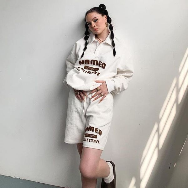women's tracksuits 2021 autumn and winter clothing fashion collar pullover embroidered mid-length slim street s sweater for women, Gray
women's tracksuits 2021 autumn and winter clothing fashion collar pullover embroidered mid-length slim street s sweater for women, Gray