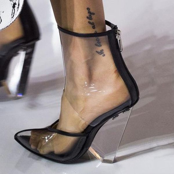 sandals women transparent heels sandalias mujer 2021 high sandalia feminina catwalk shoes zapatos de big size, Black
sandals women transparent heels sandalias mujer 2021 high sandalia feminina catwalk shoes zapatos de big size, Black