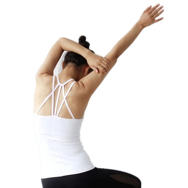 sports yoga vest slim women's aerobics fitness running long back sleeveless suit, Gray
sports yoga vest slim women's aerobics fitness running long back sleeveless suit, Gray