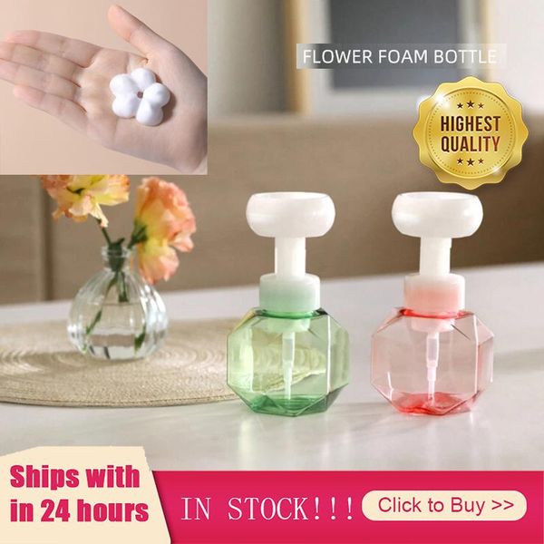 liquid soap dispenser 300ml flower shape foam foaming pump empty bottle clear shower gel bathroom gadget
liquid soap dispenser 300ml flower shape foam foaming pump empty bottle clear shower gel bathroom gadget