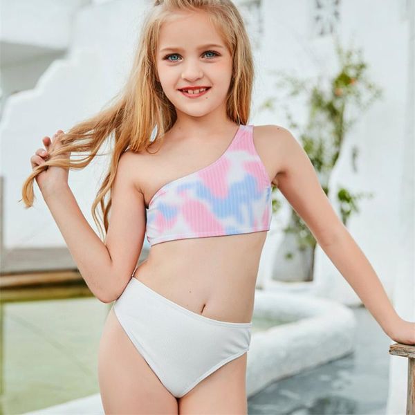 one-piece suits kid children girls two piece swimsuit sets one shoulder tie dye tank and swim bottom beach swimwear bathing suit
one-piece suits kid children girls two piece swimsuit sets one shoulder tie dye tank and swim bottom beach swimwear bathing suit