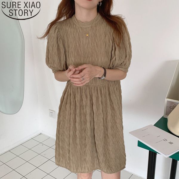 summer french style sweet knee-length women loose dresses khaki white dress short sleeve high waist vestidos 13819 210417, Black;gray
summer french style sweet knee-length women loose dresses khaki white dress short sleeve high waist vestidos 13819 210417, Black;gray