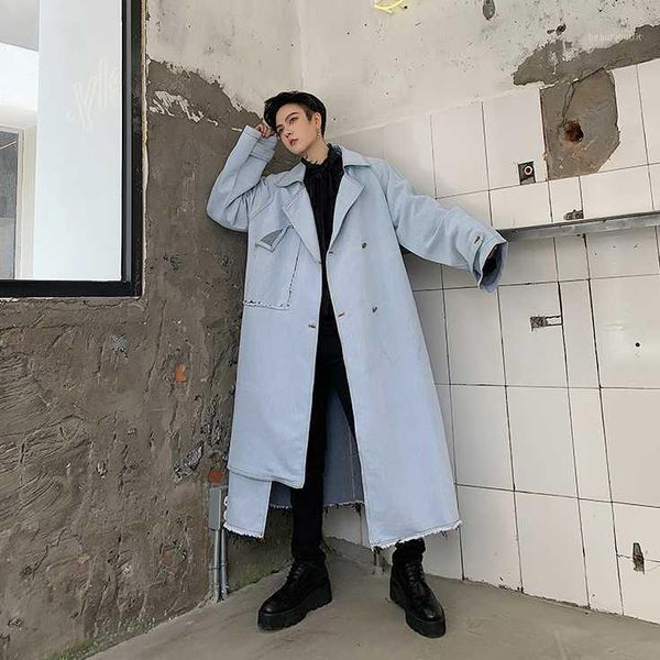 men's trench coats -xlautumn and winter long windbreaker male korean casual loose jacket tide brand over the knee xl handsome denim co, Tan;black
men's trench coats -xlautumn and winter long windbreaker male korean casual loose jacket tide brand over the knee xl handsome denim co, Tan;black