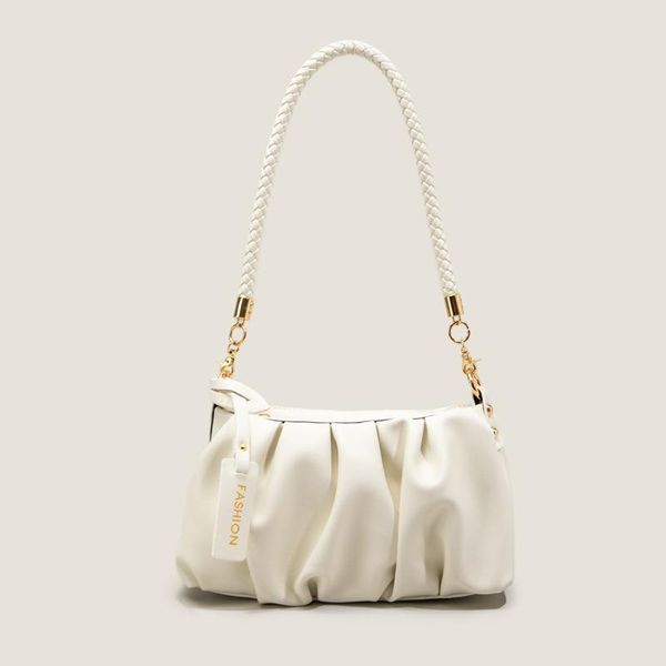 evening bags women bag 2021 white fold design dumpling female urban simple fashion cloud small underarm shoulder
evening bags women bag 2021 white fold design dumpling female urban simple fashion cloud small underarm shoulder