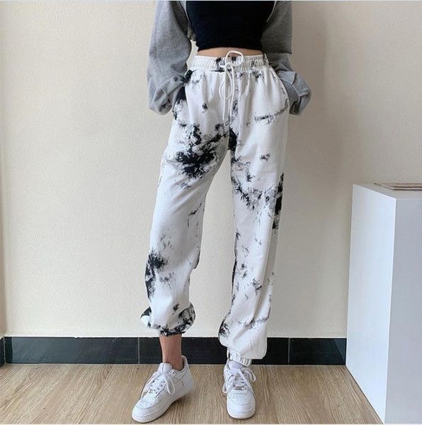tie dye print sweatpants fashion women capris spring harem hip hop joggers streetwear plus size casual trousers, Black;white
tie dye print sweatpants fashion women capris spring harem hip hop joggers streetwear plus size casual trousers, Black;white
