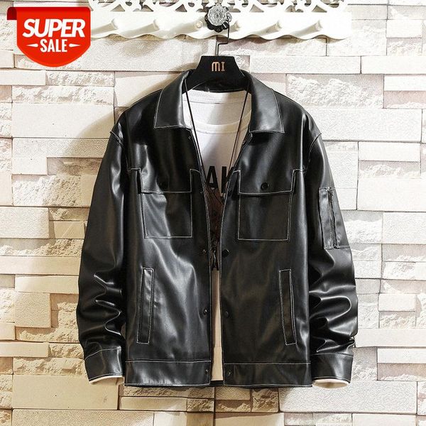 motorcycle leather men's net red tooling jacket loose handsome soft pu #wv1y, Black;brown
motorcycle leather men's net red tooling jacket loose handsome soft pu #wv1y, Black;brown