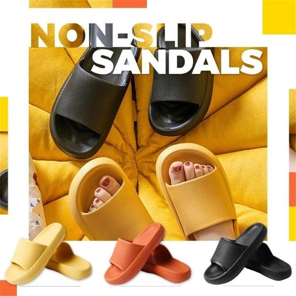 women's slippers universal quick-drying thickened non-slip sandals home indoor outdoor beach plus size female shoes, Black
women's slippers universal quick-drying thickened non-slip sandals home indoor outdoor beach plus size female shoes, Black
