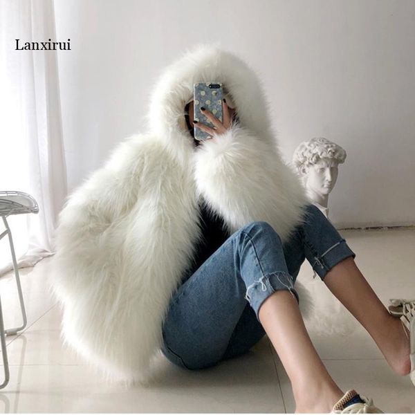 women's fur & faux winter jacket female fashion weave parker jackets women toose warm hooded imitation overcoat woman, Black
women's fur & faux winter jacket female fashion weave parker jackets women toose warm hooded imitation overcoat woman, Black