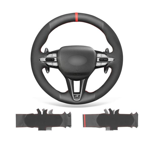 diy custom soft black suede leather steering wheel cover for hyundai veloster
diy custom soft black suede leather steering wheel cover for hyundai veloster