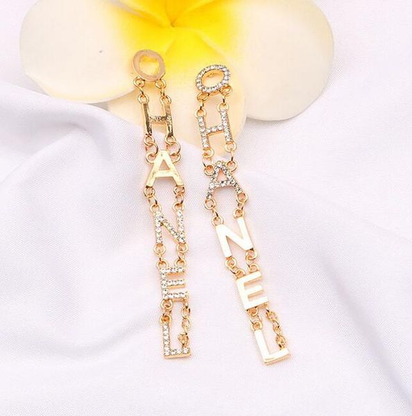 sweet 18k gold plated luxury brand designers double letters stud clip chain geometric famous women 925 silver crystal rhinestone earring wed, Golden;silver
sweet 18k gold plated luxury brand designers double letters stud clip chain geometric famous women 925 silver crystal rhinestone earring wed, Golden;silver