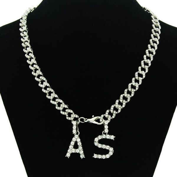 pendant necklaces iced out big letter a s miami cuban link chain necklace for men and women hip hop punk chunky thick charm choker jewelry, Silver
pendant necklaces iced out big letter a s miami cuban link chain necklace for men and women hip hop punk chunky thick charm choker jewelry, Silver
