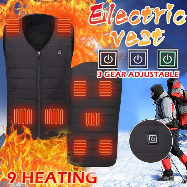 men's vests men and women outdoor v-neck usb charging flexible electric nine districts heated infrared velvet jacket heating vest, Black;white
men's vests men and women outdoor v-neck usb charging flexible electric nine districts heated infrared velvet jacket heating vest, Black;white
