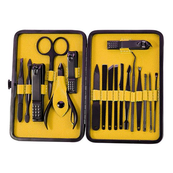 nail art kits 15/18pcs 1 set stainless steel tweezer clipper scissors knife manicure cutter pedicure tools
nail art kits 15/18pcs 1 set stainless steel tweezer clipper scissors knife manicure cutter pedicure tools