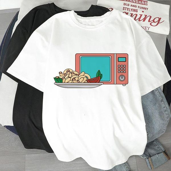 And Women Microwave Oven Mens T Shirt Cartoon Printing Summer Ladies Ulzzang Harajuku Short Sleeve Tee Femme Mujer, White;black
And Women Microwave Oven Mens T Shirt Cartoon Printing Summer Ladies Ulzzang Harajuku Short Sleeve Tee Femme Mujer, White;black