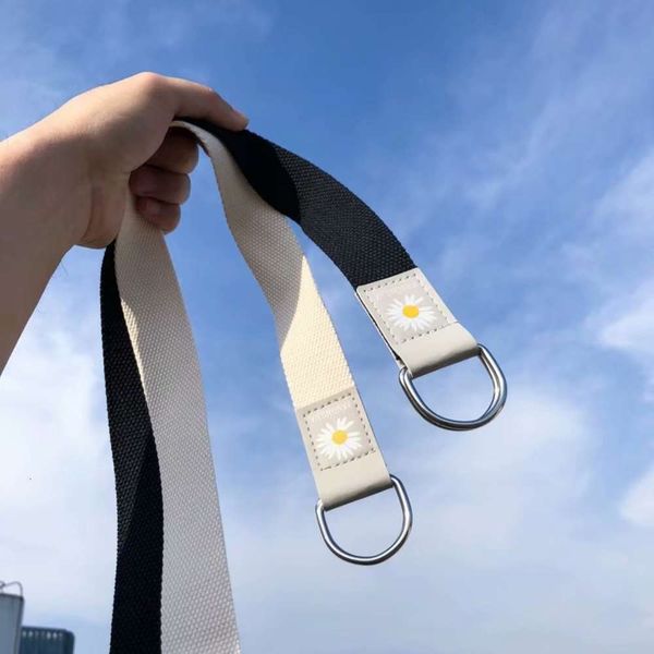 belt: men's and women's belt: korean fashion canvas double buckle belt for young students, Black;brown 
belt: men's and women's belt: korean fashion canvas double buckle belt for young students, Black;brown