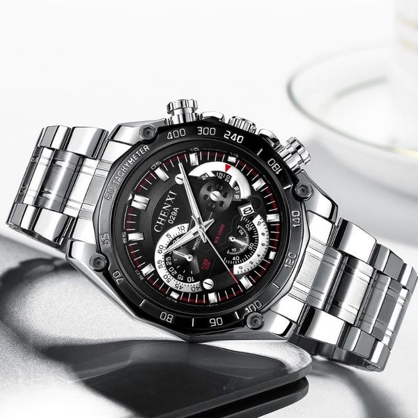 wristwatches chenxi 2021 brand men watches 42mm men's stainless steel waterproof quartz male clock, Slivery;brown
wristwatches chenxi 2021 brand men watches 42mm men's stainless steel waterproof quartz male clock, Slivery;brown