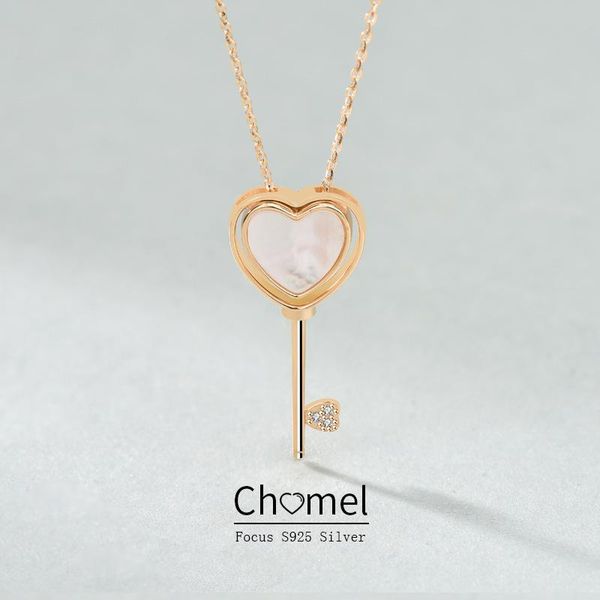 chains singapore chomel necklace 925 love key female fashion personality in europe and the pendant chain of clavicle, Silver
chains singapore chomel necklace 925 love key female fashion personality in europe and the pendant chain of clavicle, Silver