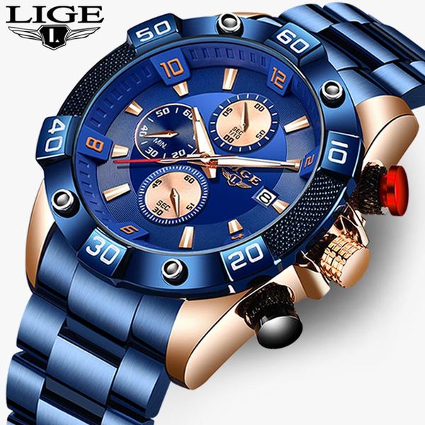 wristwatches mens watches lige big dial sport chronograph quartz wristwatch date male clock relogio masculino, Slivery;brown
wristwatches mens watches lige big dial sport chronograph quartz wristwatch date male clock relogio masculino, Slivery;brown