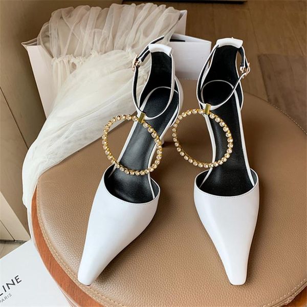 dress shoes pxelena chic crystal ring women genuine leather sandals plus size 34-41 stiletto high heels party evening 2021, Black
dress shoes pxelena chic crystal ring women genuine leather sandals plus size 34-41 stiletto high heels party evening 2021, Black