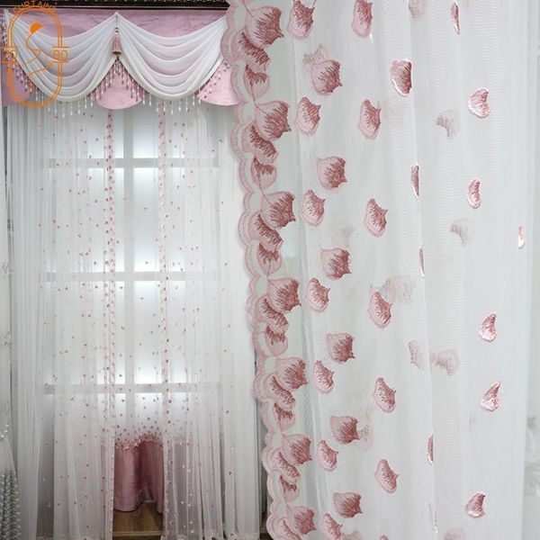curtain & drapes european-style pink princess yarn girl room embroidered curtains for living bedroom window screen bay french
curtain & drapes european-style pink princess yarn girl room embroidered curtains for living bedroom window screen bay french