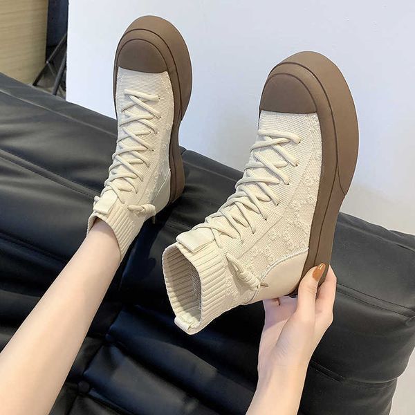 fashion high-woven upper women's vulcanized shoes harajuku style lace-up ladies sneakers street all-match flat y0907, Black
fashion high-woven upper women's vulcanized shoes harajuku style lace-up ladies sneakers street all-match flat y0907, Black